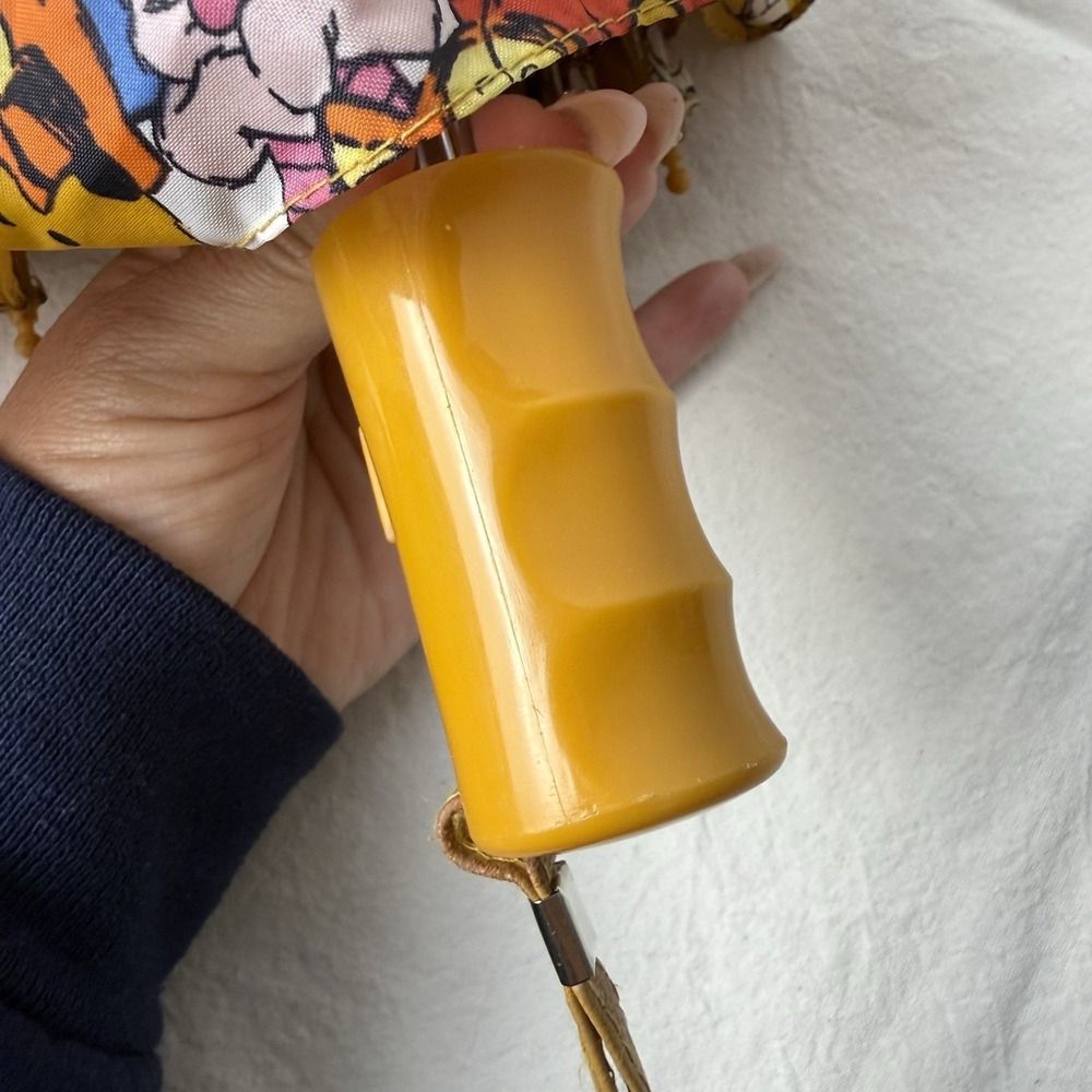 VTG Winnie The Pooh And Friends Folding Push Button Umbrella All Over‎ Print - Picture 6 of 10